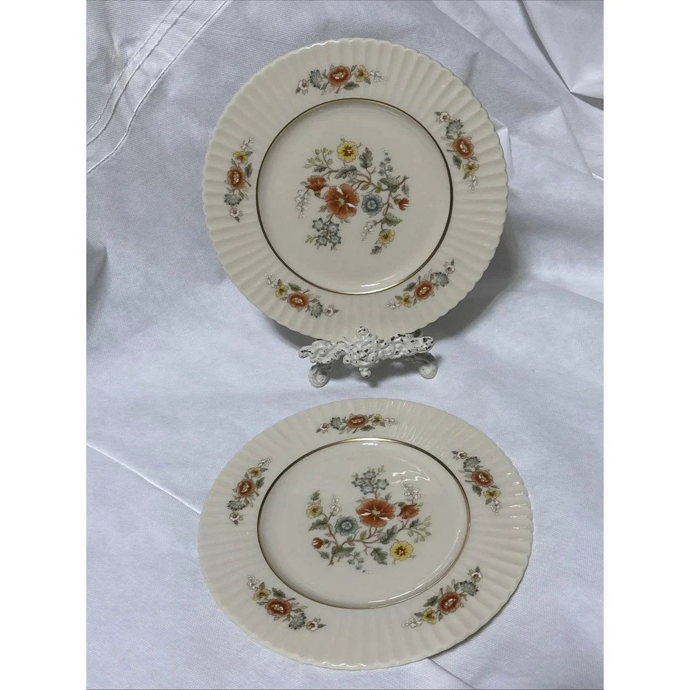 Set of 2 Lenox Temple Blossom Salad Plates Multiple Available